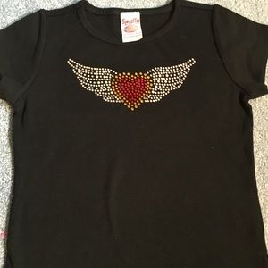 Girls embellished T-shirt